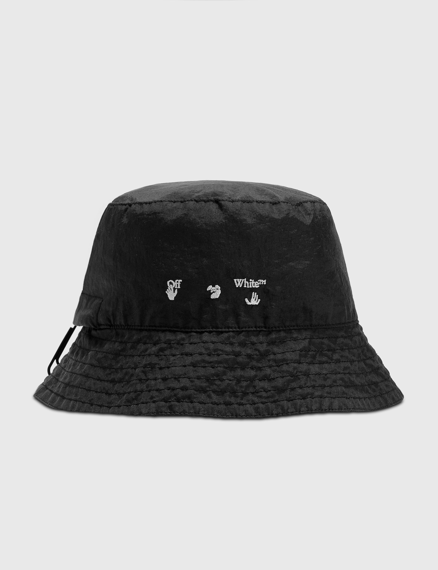 Off-white Ow Bucket Hat In Black