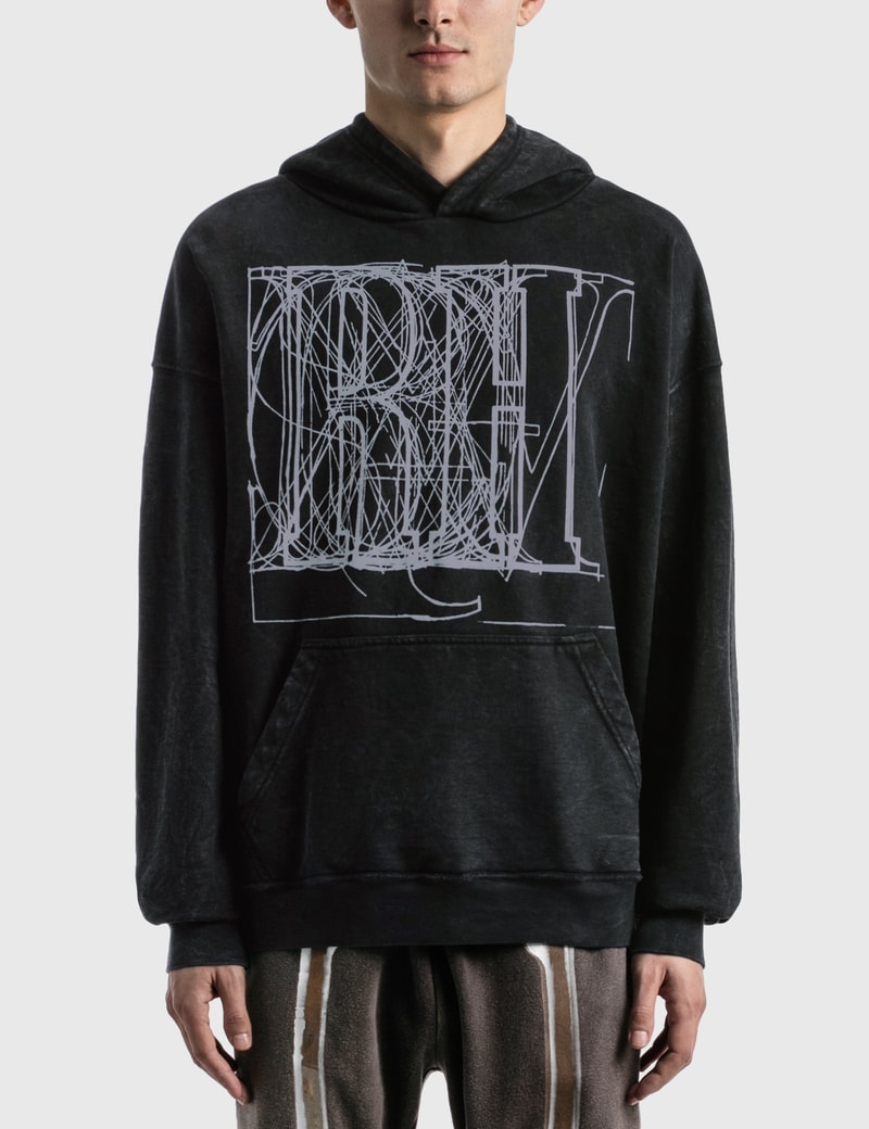 Image of Rhude Logo Graphic Hoodie
