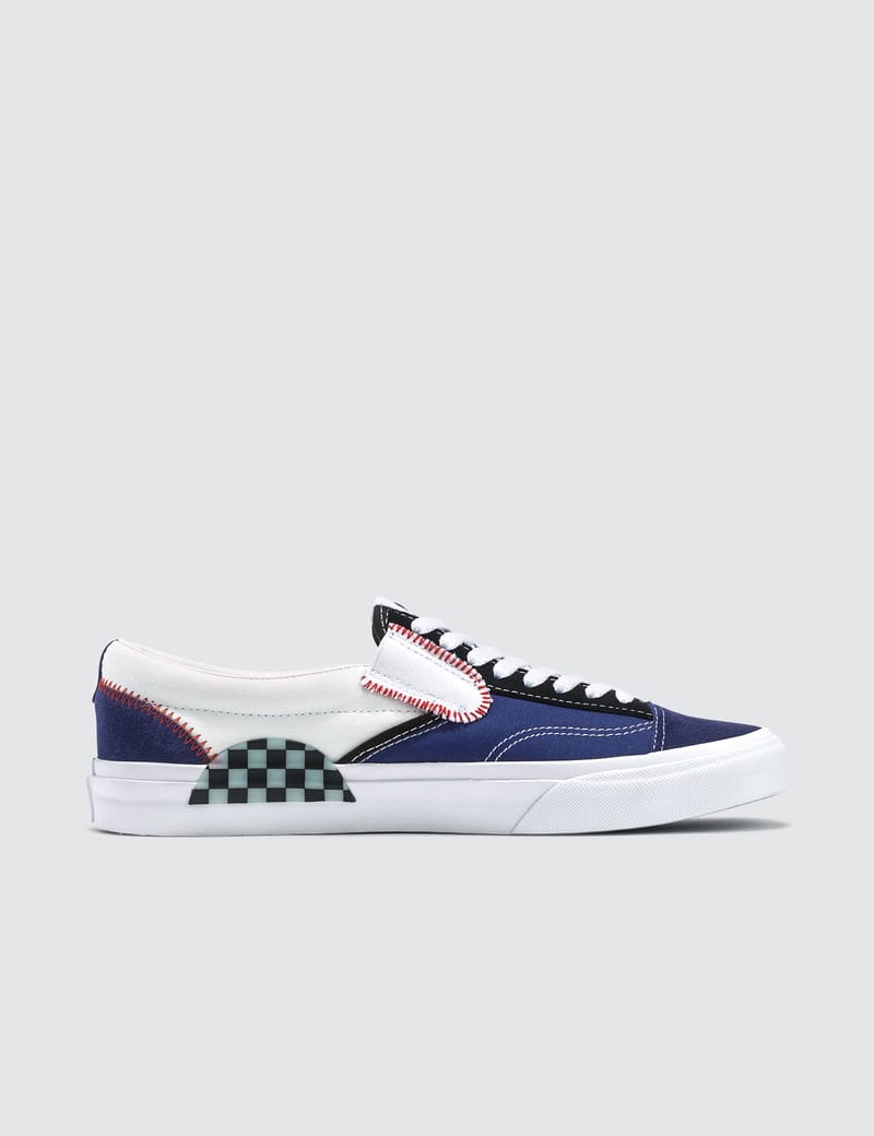 vans slip on cap blue