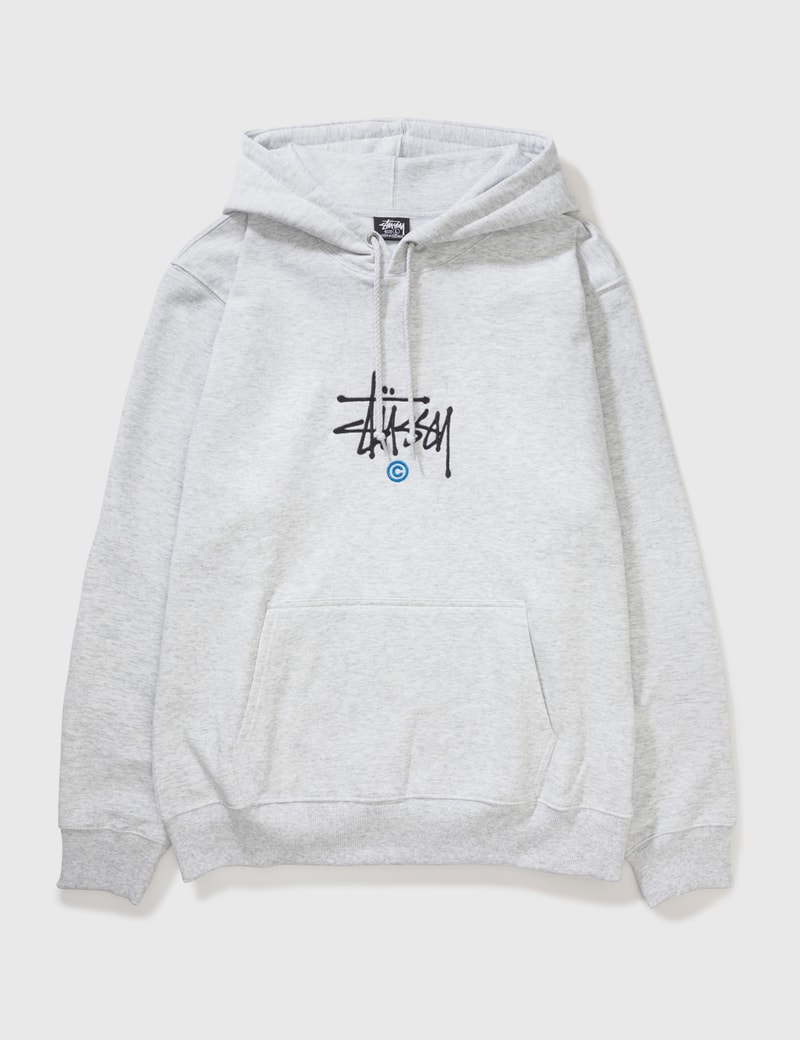 Stussy copyright stock embroidered hoodie Clearance