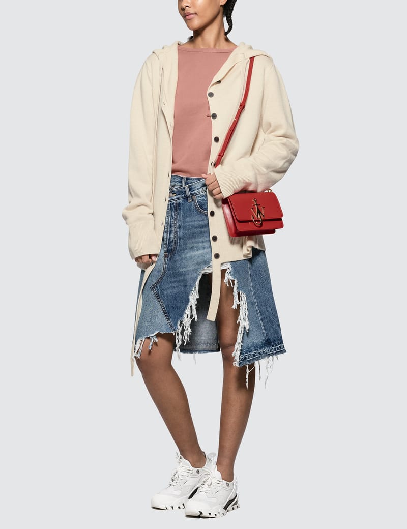 jw anderson mini logo purse