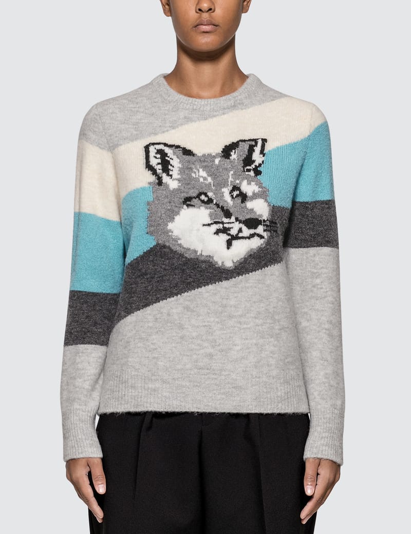 maison kitsune fox sweatshirt