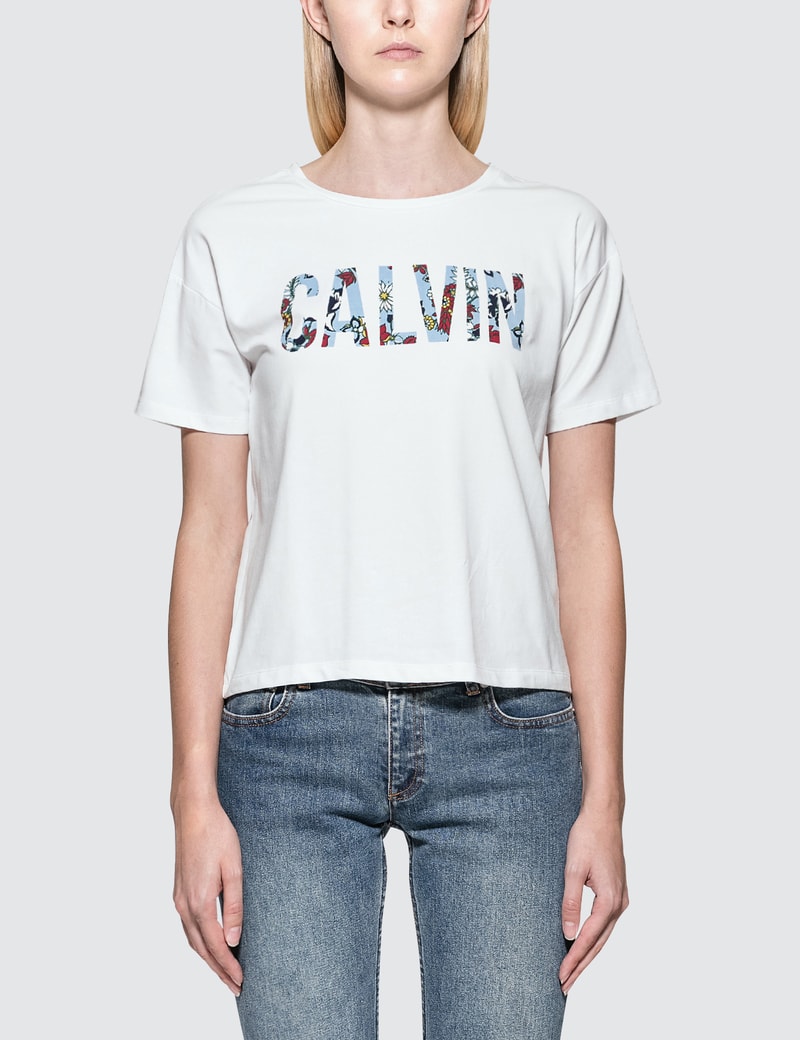 Image of Calvin Klein Jeans Tecara Floral S/S T-Shirt