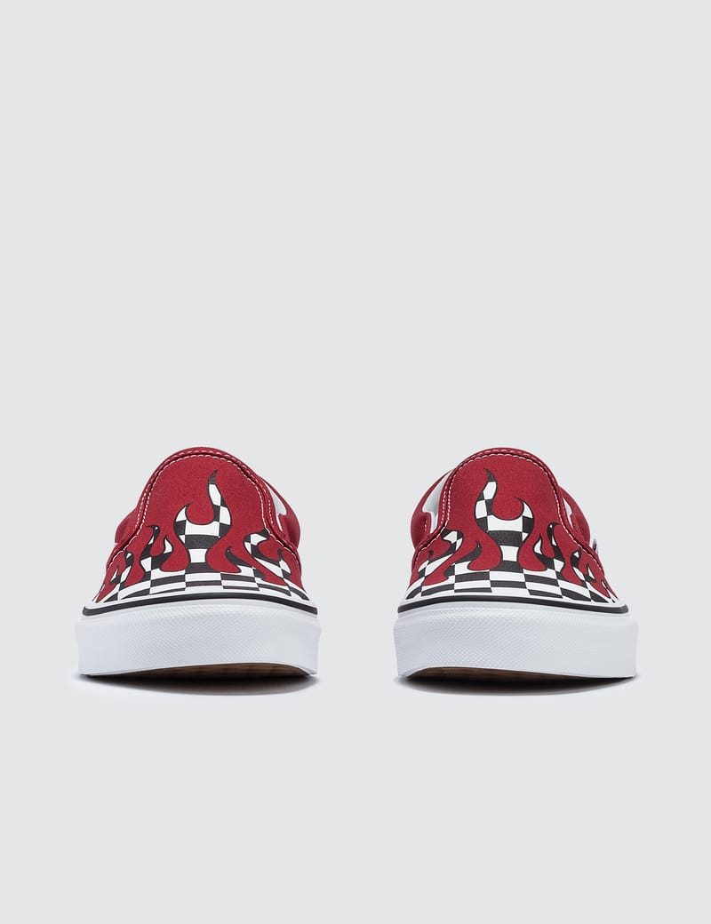 checker flame slip on