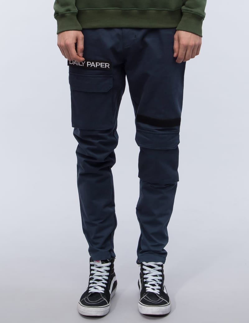 daily paper black cargo pants
