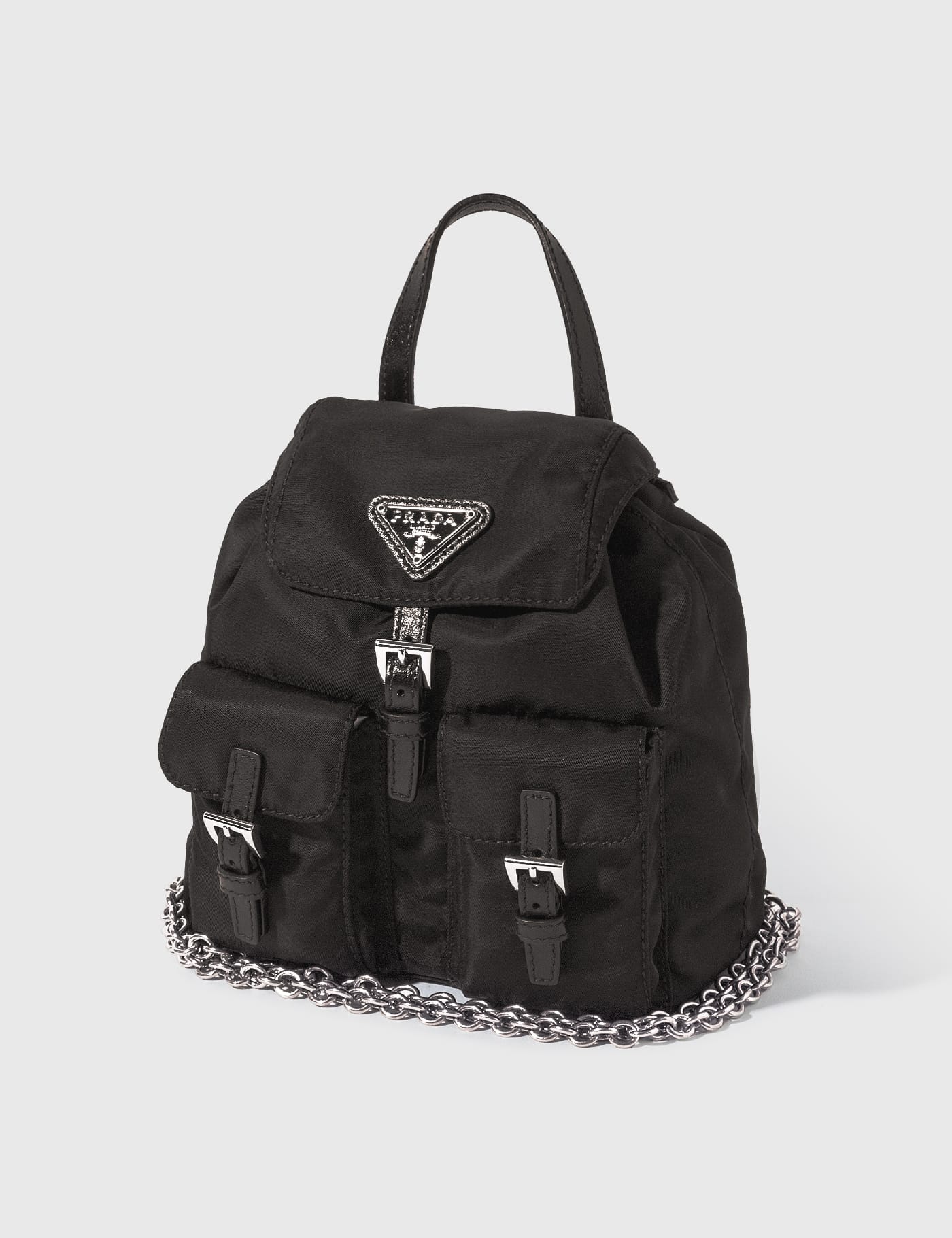 prada nylon mini backpack