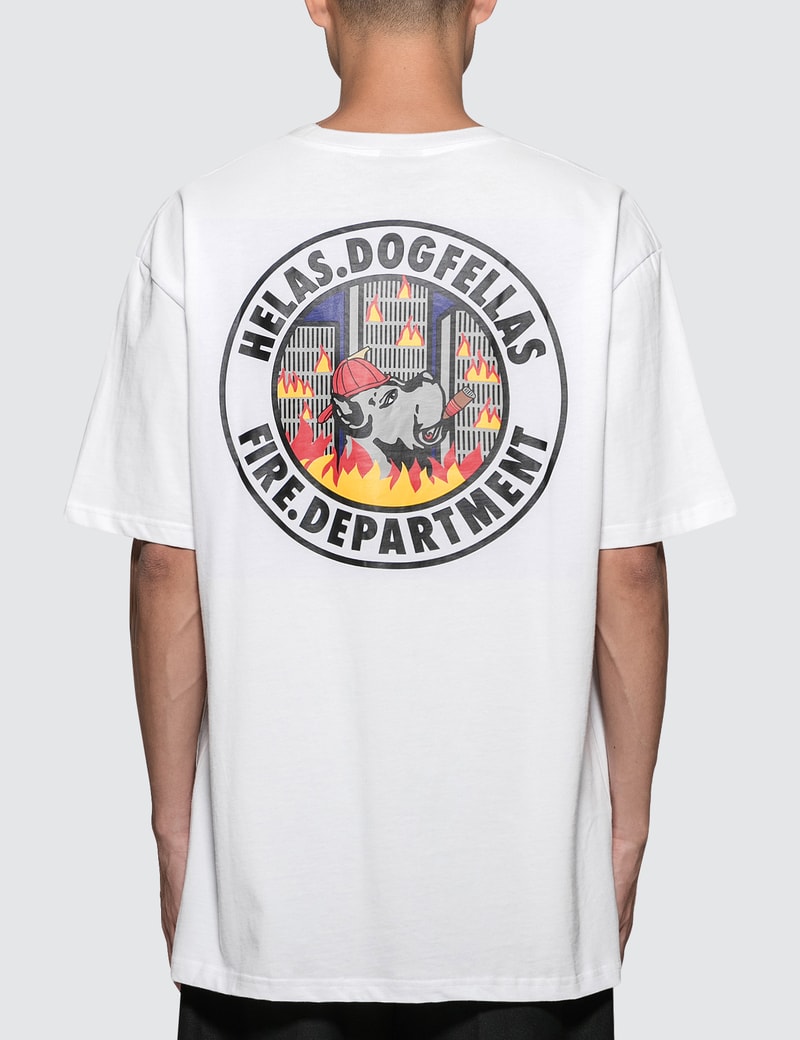 Click to view more detailed imagery on our partner's website Hélas Fire Dept T-shirt In White
