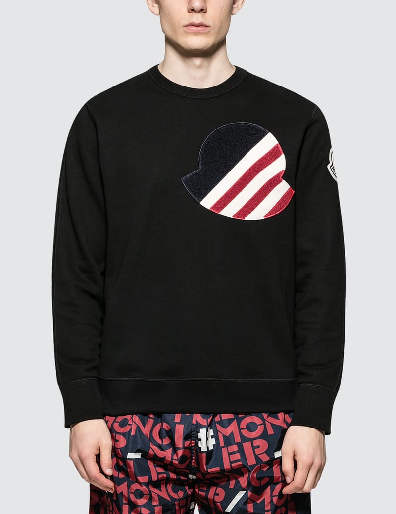 moncler big logo sweatshirt