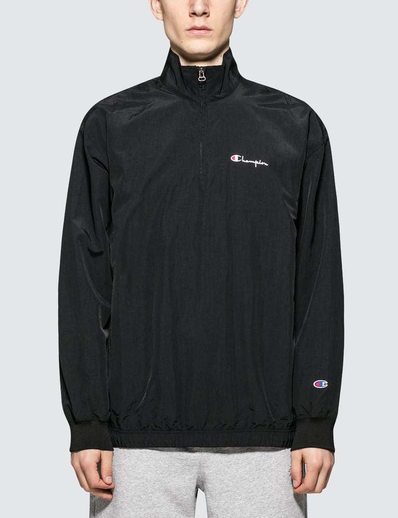 champion reverse weave half zip