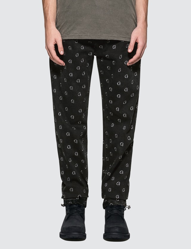 Geo Monogram Denim Pants Hbx Geo Monogram Denim Pants Hbx