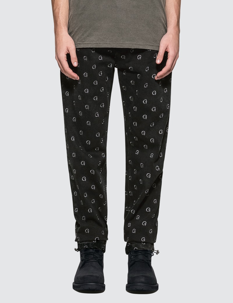 Image of GEO Monogram Denim Pants