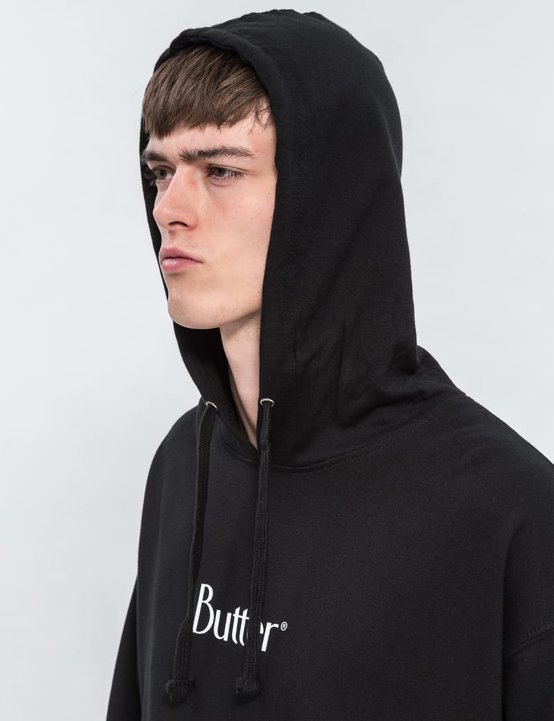 butter goods black hoodie