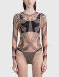 Burberry Mermaid Tail Print Tulle Bodysuit Picture