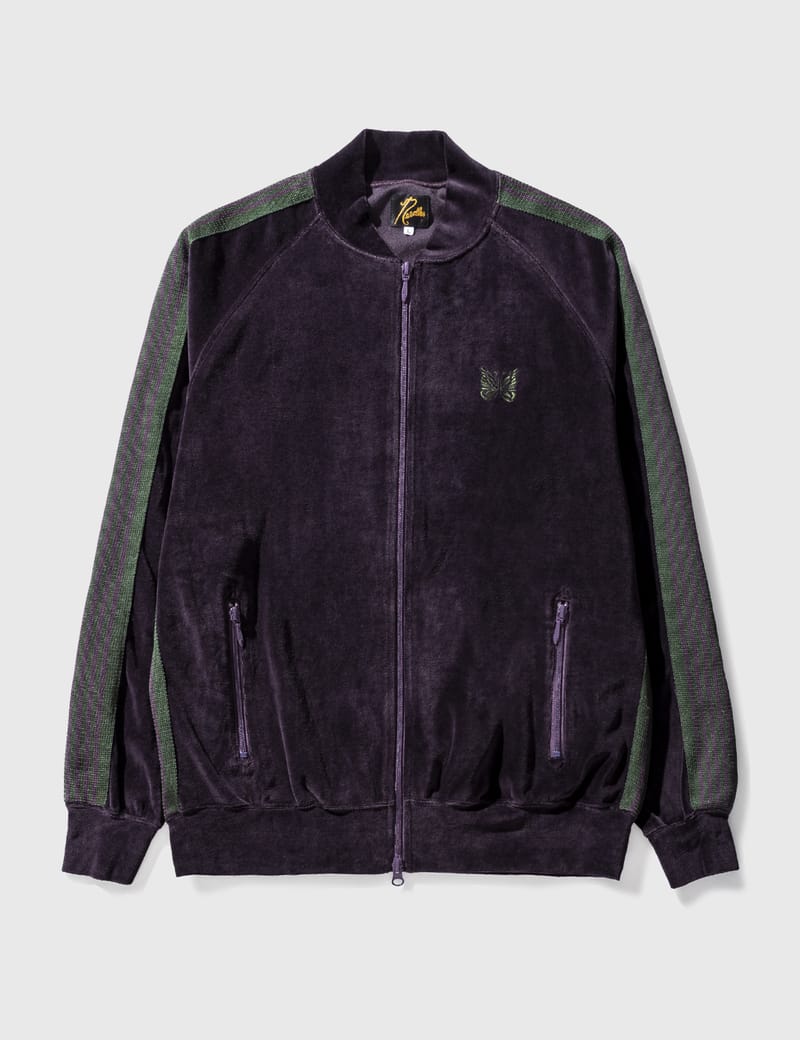 velour track jacket