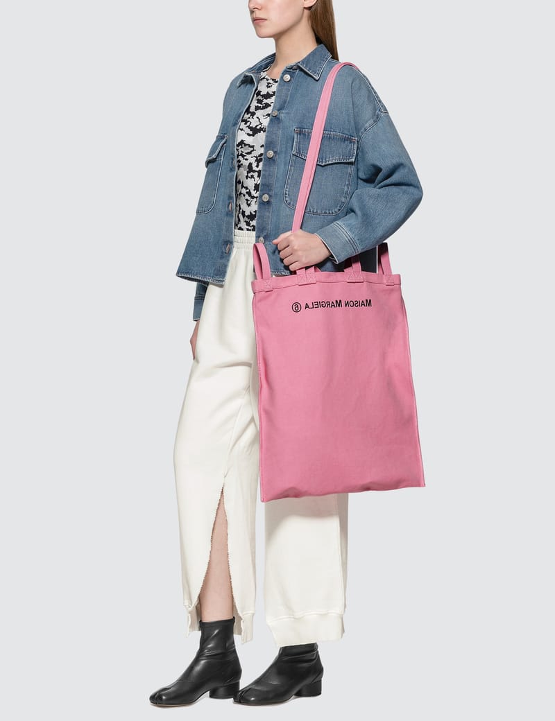 mm6 oversized denim jacket