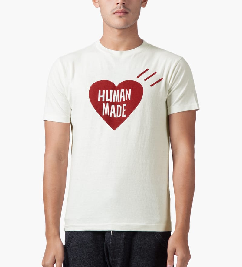 human made heart logo tee