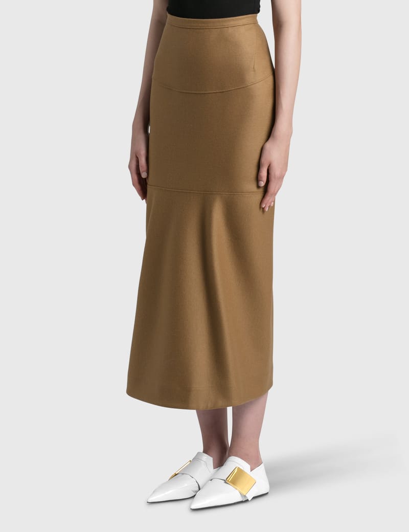 wool jersey skirt