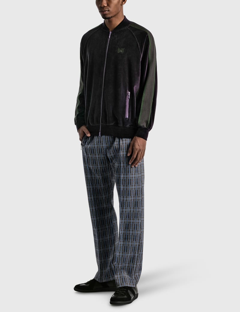 needles velour track jacket