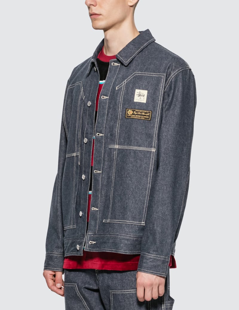 stussy denim shirt