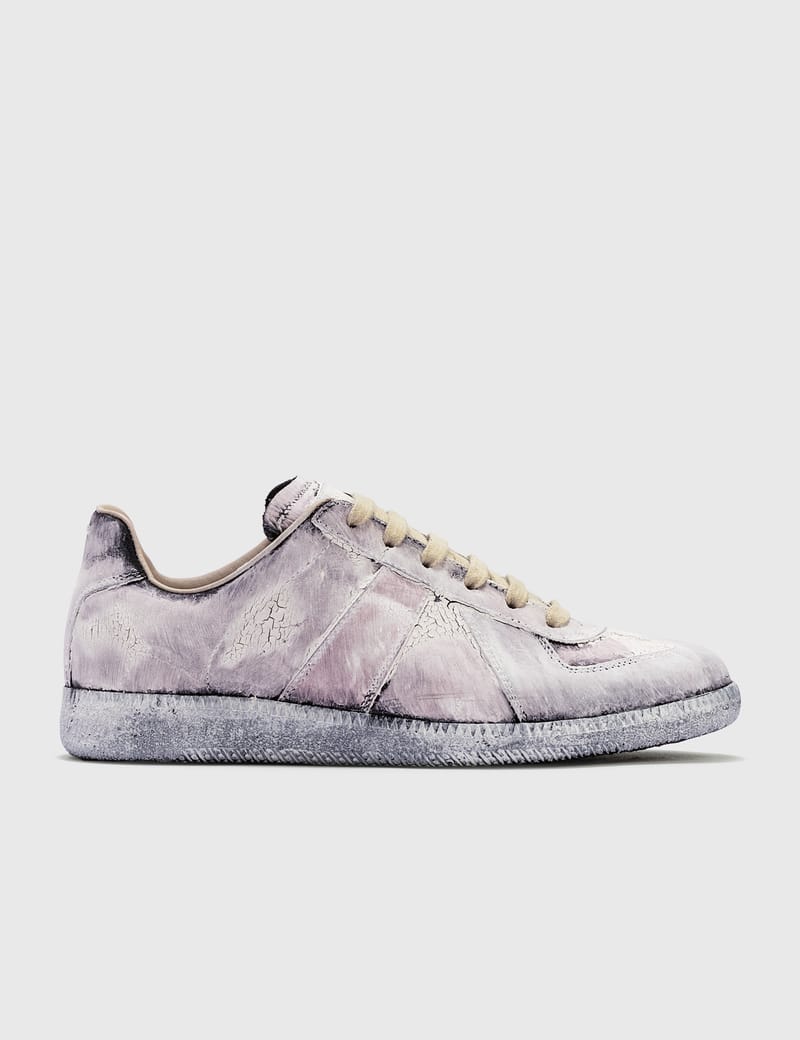 maison margiela painted sneakers