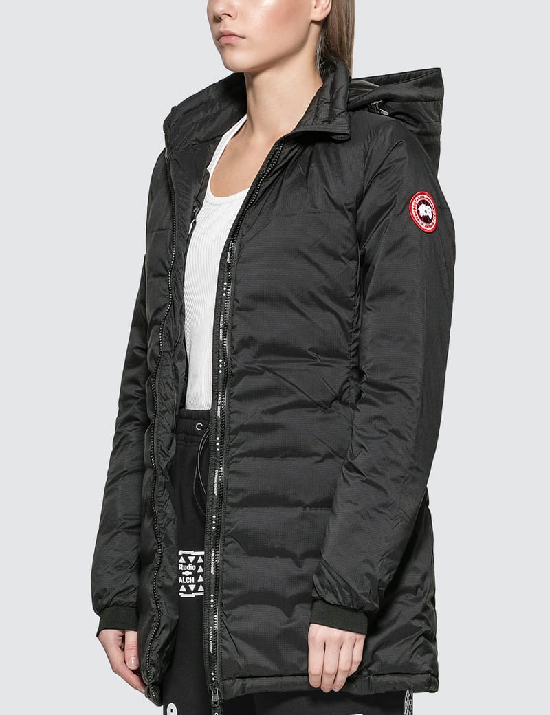 canada goose camp hooded jacket black