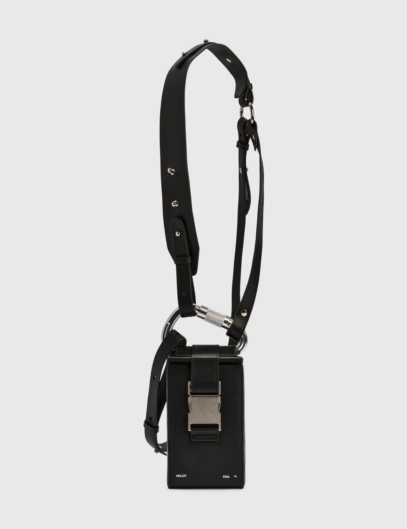 HELIOT EMIL LEATHER CARABINER PHONE SLING