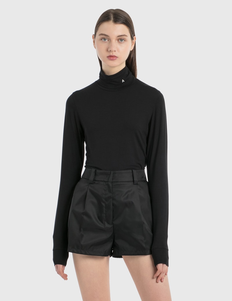 Image of Ambush "A" Turtle Neck Long Sleeve T-Shirt