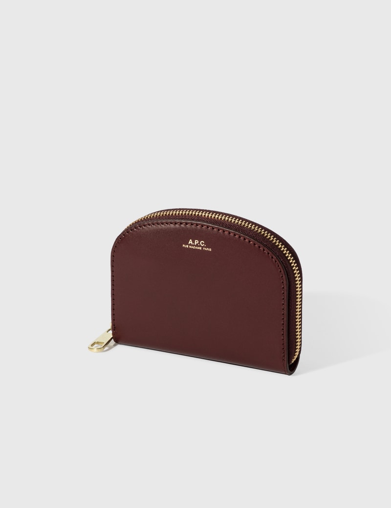 Image of A.P.C. Half Moon Zip Wallet
