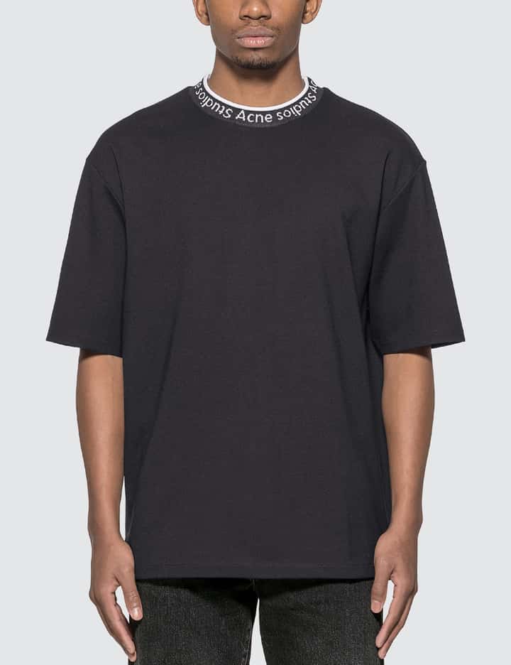 Acne Studios Logo Neck T Shirt Hbx