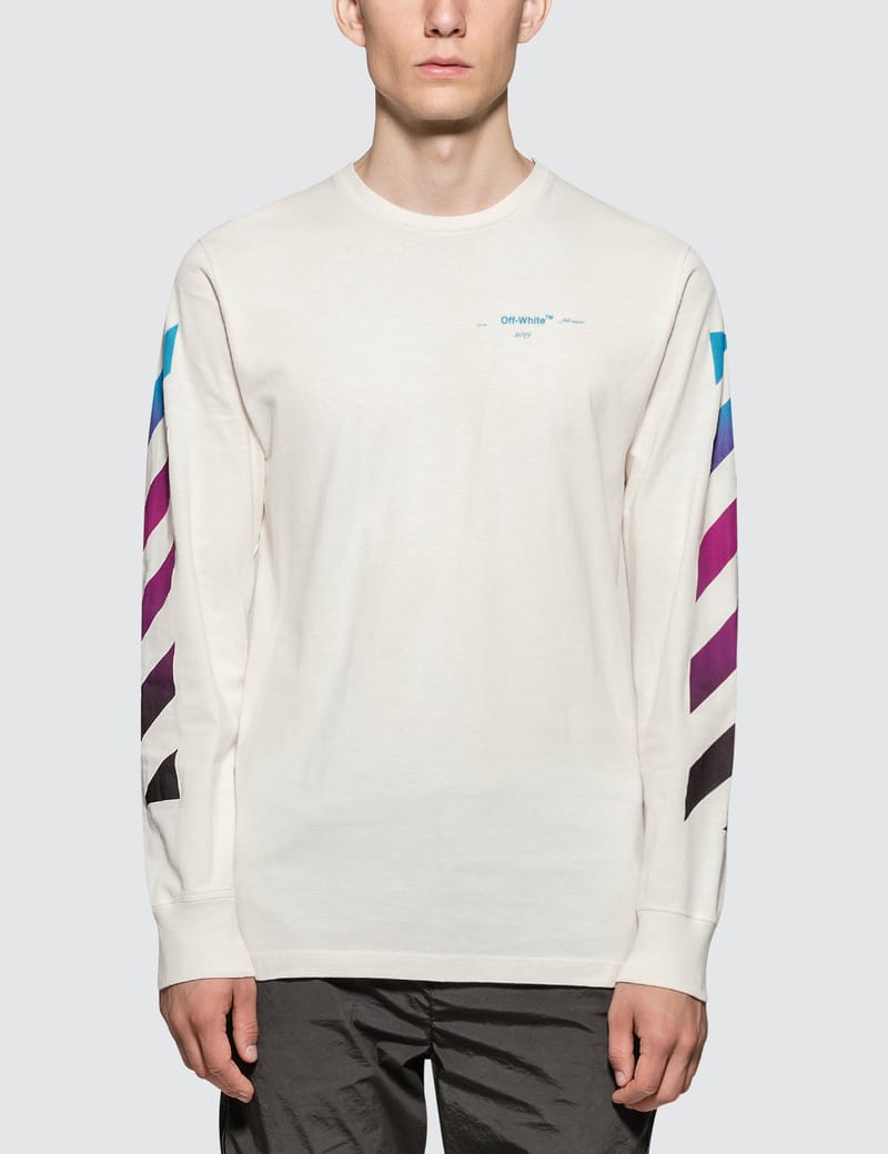 off white diag gradient sweatshirt