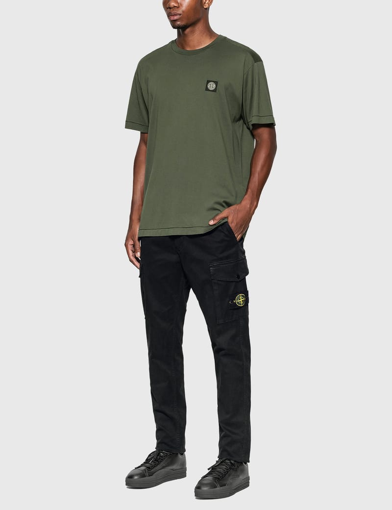 stone island skinny cargo pants