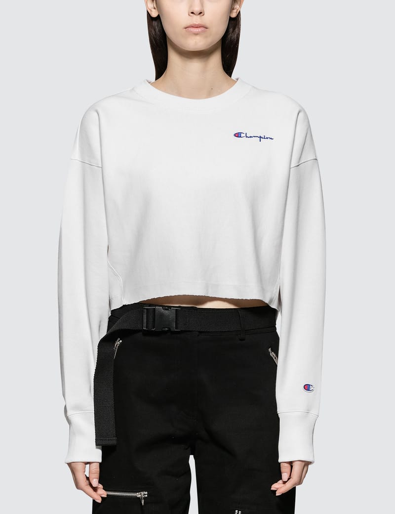 champion cropped crew neck