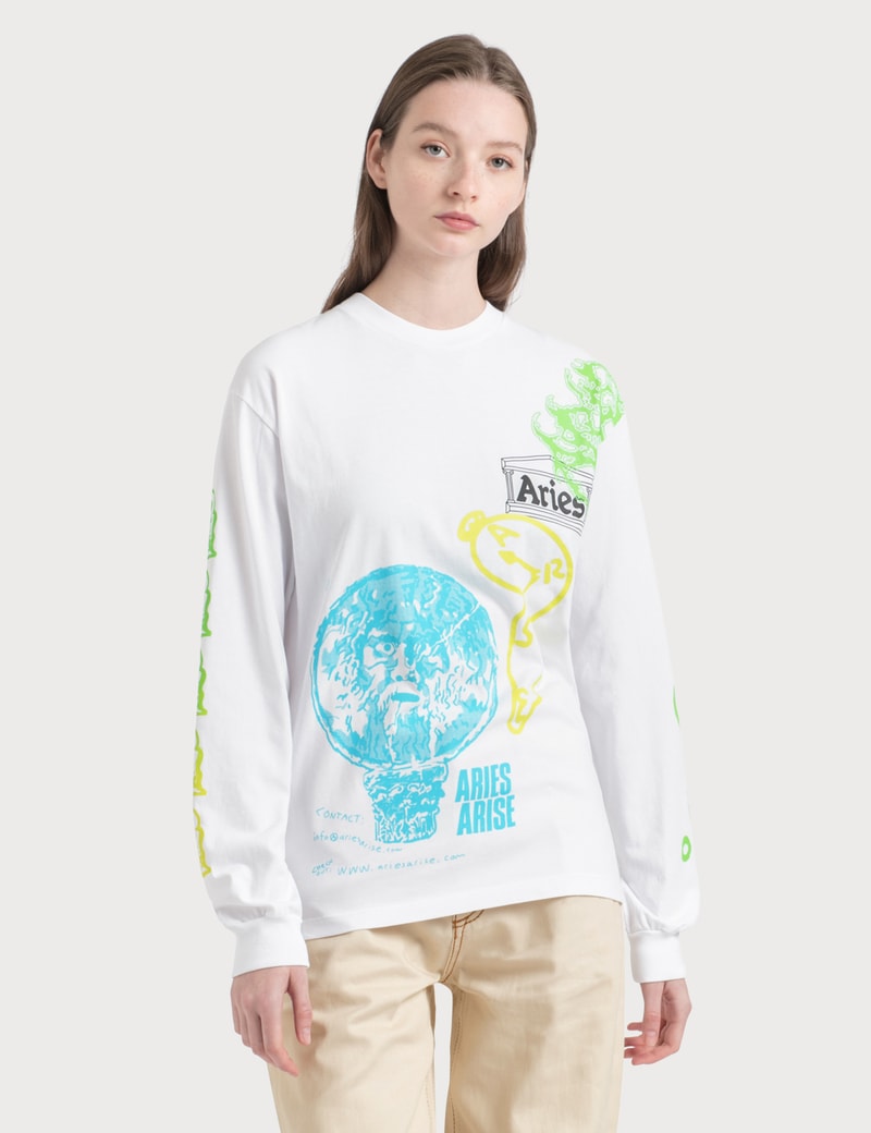 Image of Aries French Monster Long Sleeve T-Shirt
