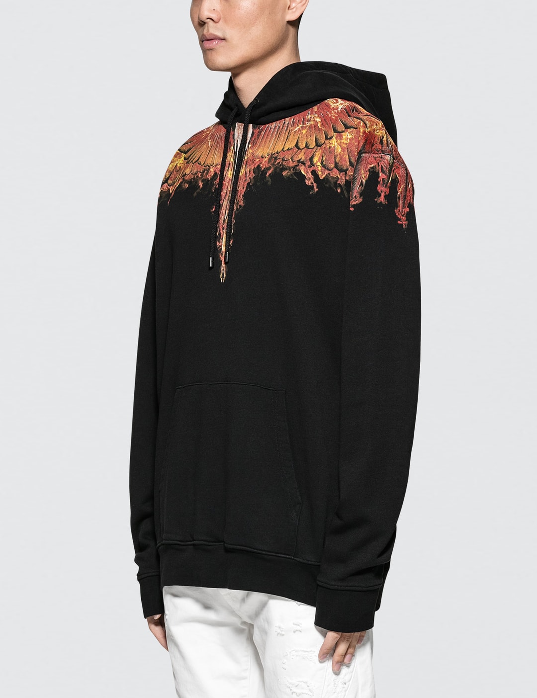Burlon - Flame Hoodie | HBX - Globally Curated Fashion and Lifestyle Hypebeast