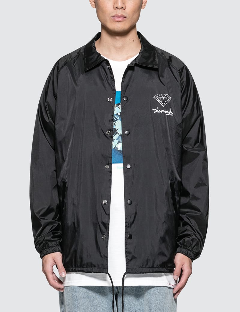 diamond supply coach jacket