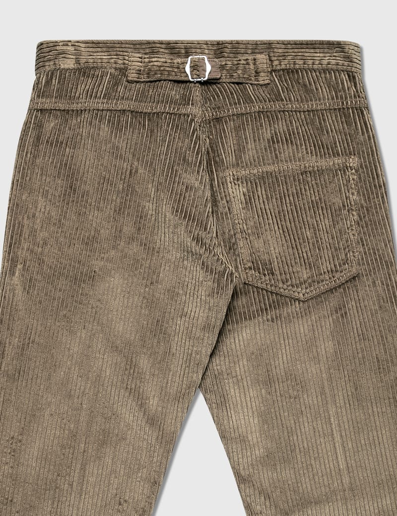 brown cord shorts