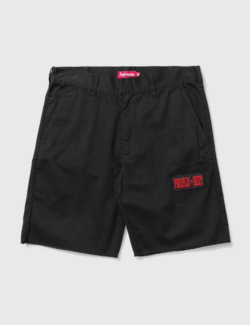black supreme shorts