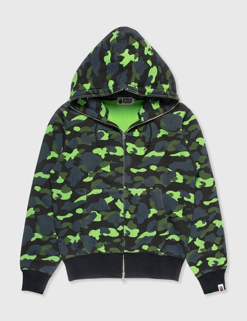 bape green camo hoodie