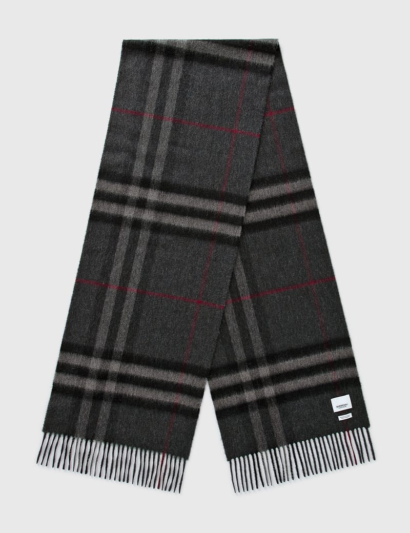 the classic check cashmere scarf