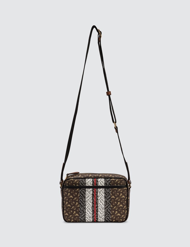 Burberry - Monogram Stripe E-canvas Crossbody Bag | HBX