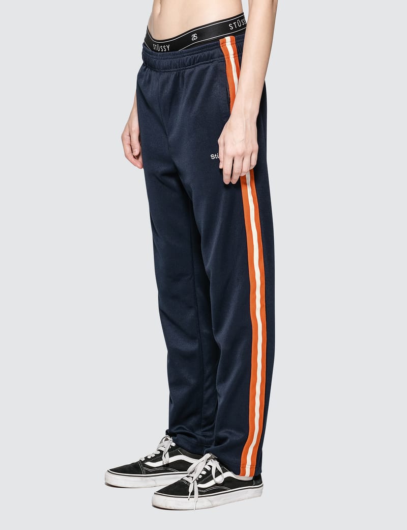 stussy poly track pants