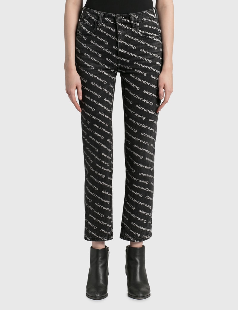 Image of Alexander Wang.T High Rise Slim Jeans