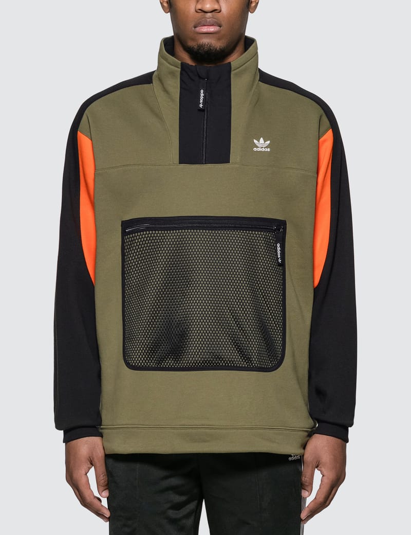 adidas quarter zip sweatshirt