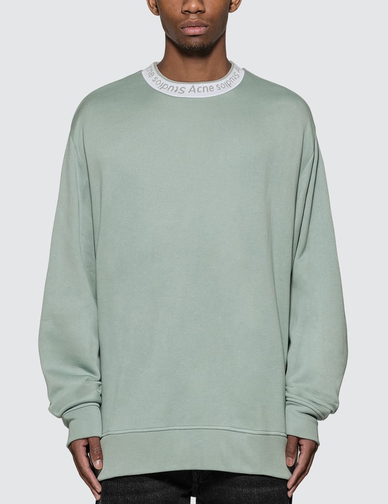 acne studios logo sweater