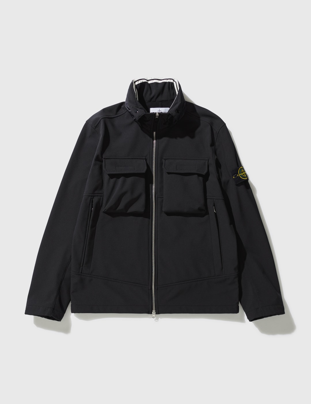 Stone Island Soft Shell Light Jacket Hbx Globally Curated Fashion And Lifestyle By Hypebeast