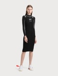 Off-White Knit Industrial Long Dress Picture
