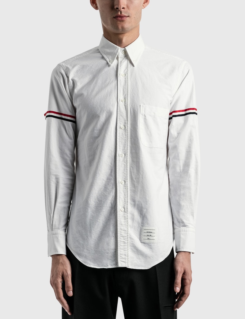 Image of Thom Browne RWB Stripe Oxford Shirt