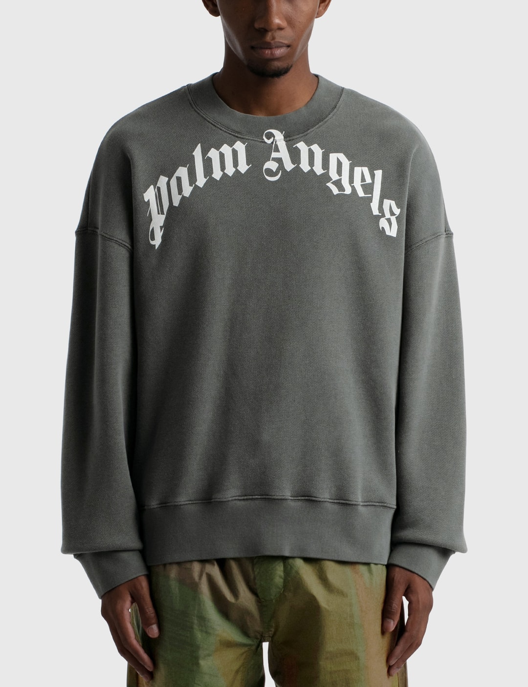 Palm Angels Curved Logo Sweatshirt Hbx Globally Curated Fashion And Lifestyle By Hypebeast Palm Angels Curved Logo Sweatshirt Hbx Globally Curated Fashion And Lifestyle By Hypebeast