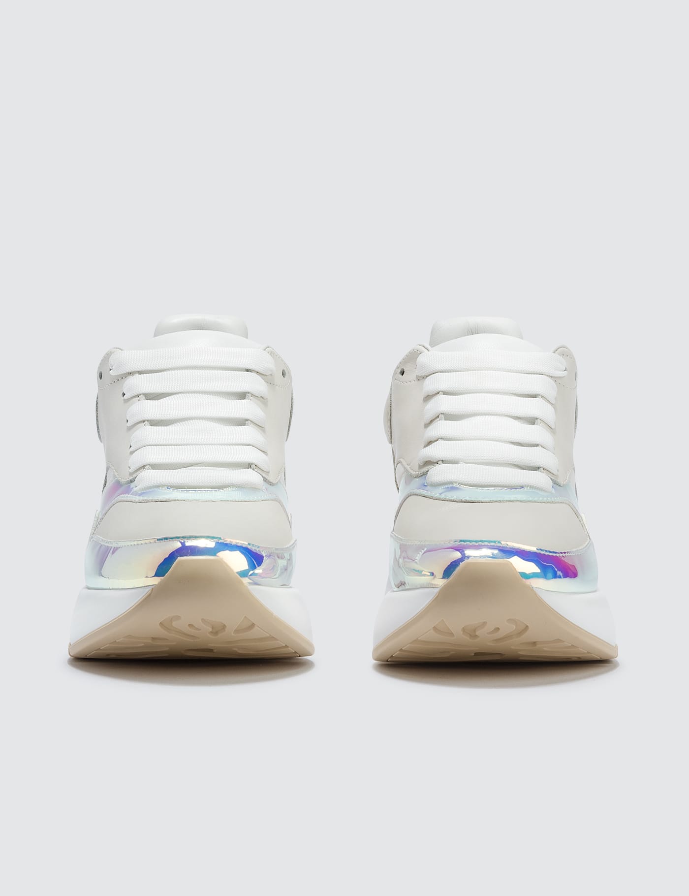 Chunky Sneakers with Metallic Lining 
