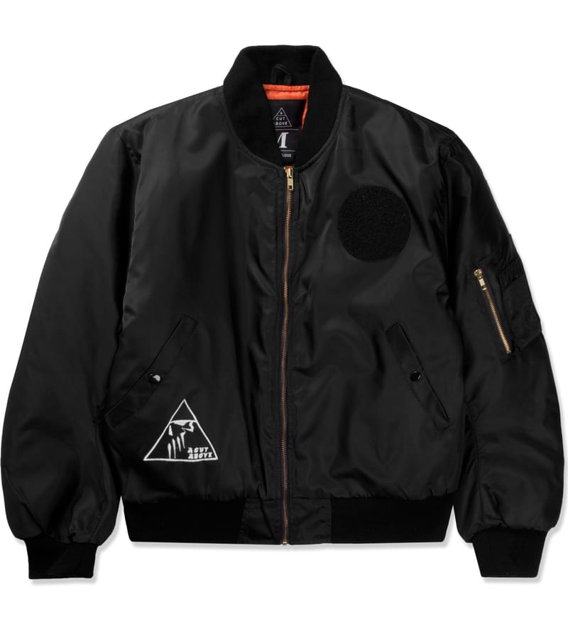 black pyramid bomber jacket
